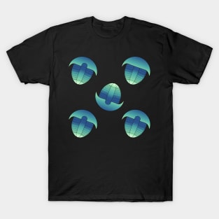 Northern Light Trilobite Pattern T-Shirt